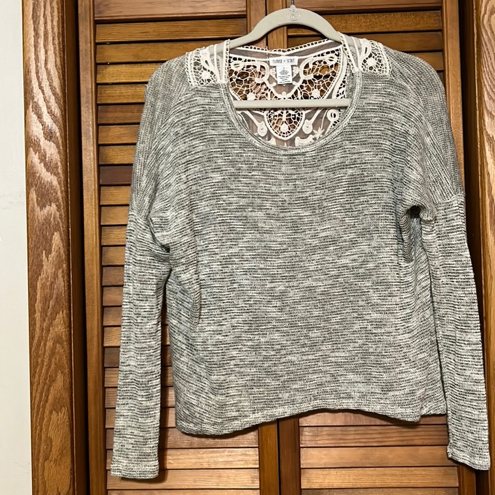 Dressy Top with Lace Back